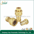 KZD medium pressure high performance hydraulic and air compressor coupling(brass )